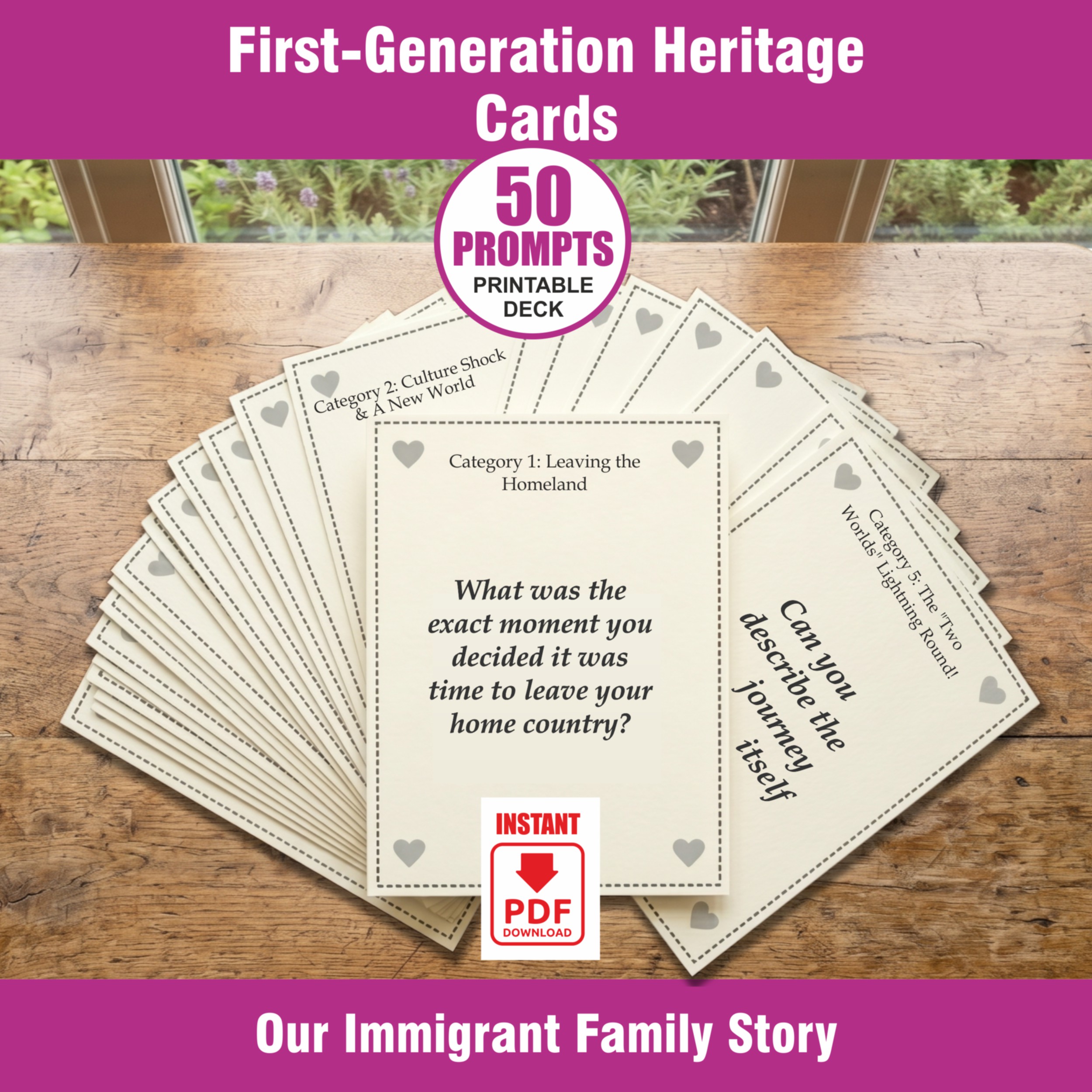 First-Generation Heritage Cards